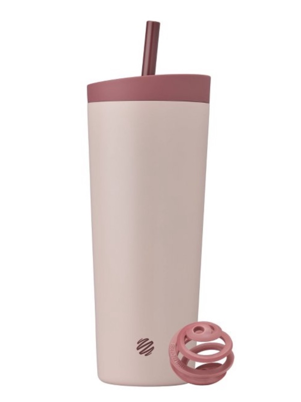BlenderBottle 24oz Stainless Steel Strada Straw Tumbler - Red